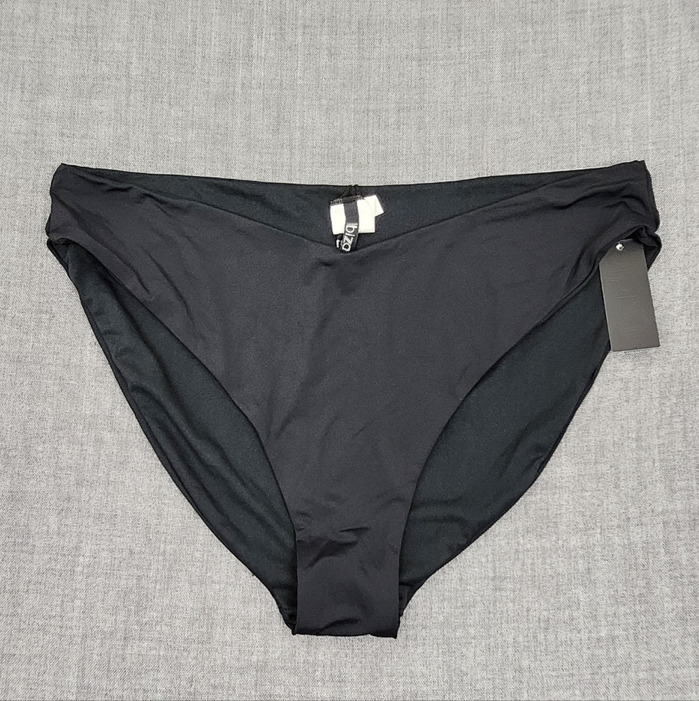 Ibiza Black Swimsuit Bottoms. 3X